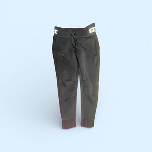 Under Armour Kids Black Sweatpants with Logo